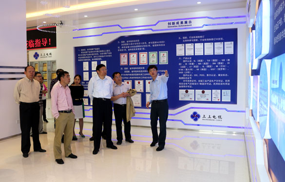 2015年5月8日，江蘇省政協(xié)領(lǐng)導(dǎo)、專家來上上電纜調(diào)研