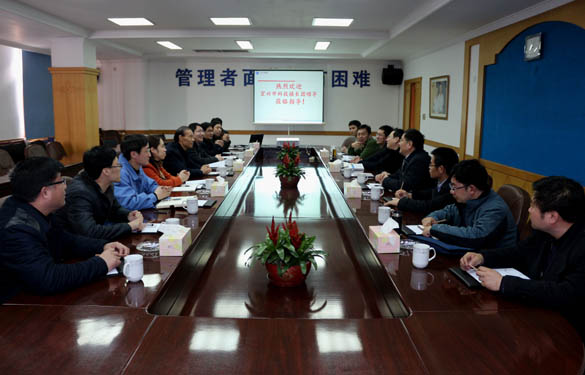 2015年3月12日，宜興市科技鎮(zhèn)長(zhǎng)團(tuán)一行來上上電纜調(diào)研