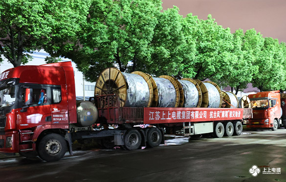 風雨同舟，星夜馳援 ——上上電纜電力物資緊急運往海南